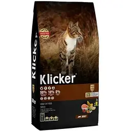 Сухий корм Klicker Холістик беззерновий для дорослих котів з Лососем 1 кг.