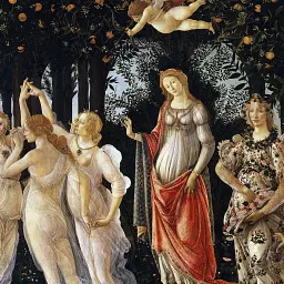 Інтер'єрна картина Сандро Боттічеллі, Весна, Sandro Botticelli, Primavera (Spring), інтер'єрний декор, 39×60 см (id6961) - мініатюра 5