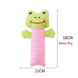 М'яка іграшка для собак Frog, 18 см - мініатюра 3