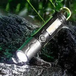 Ліхтарик з гачком для кріплення ручний BL S507 акумуляторний стійкість до вологи та пилу - мініатюра 3