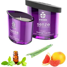 Свічка для масажу Swede Senze Divinity Massage Candle, 50 мл - мініатюра 2