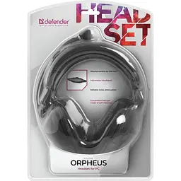 Гарнітура Defender Orpheus HN-8982х 3.5 мм Black (63898)