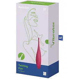 Вібратор для клітора Satisfyer Twirling Fun Червоний - мініатюра 4