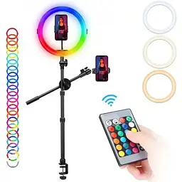 Кільцева LED лампа Ulanzi Vijim K16 RGB 30 см [757840] - мініатюра 2
