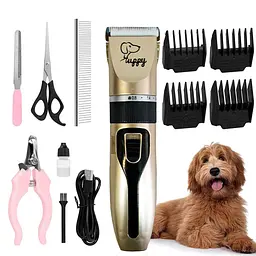 Машинка для стрижки тварин Pet Grooming Hair Clipper, акумуляторна, набір для грумінгу - мініатюра 4
