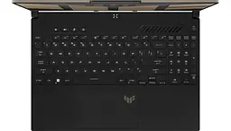 Ноутбук ASUS TUF A16 FA617NSR-N4127 16' QHD+ IPS, AMD R7-7435HS, 16GB, F512GB, AMD7600S-8, NoOS, Бежевий (90NR0JM1-M005W0) - мініатюра 9
