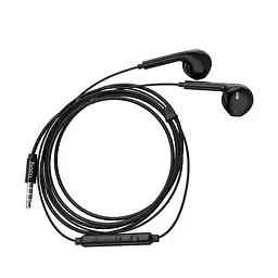 Дротові навушники Hoco M55, 3.5mm, 1.2m, Чорний - мініатюра 2