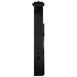Душова панель Corsan Neo black LED з термостатом S060TBLLED, Чорний матовий - мініатюра 6