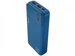 Зовнішній акумулятор Power bank Tracer 20000mAh 5V-2A 2USB + micro type-C - мініатюра 2