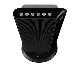 Керамічний обігрівач ECG KT 200 DT Black - мініатюра 6