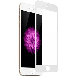 Захисне скло вигнуте на екран для IPhone 6 White