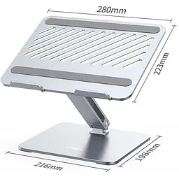 Підставка для ноутбука Ugreen LP339 Adjustable Laptop Stand Silver [UGR-40291] [123589] - мініатюра 2