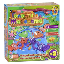 Настільна гра "Голодні Жабенята" 7293 FUN GAME (6945717432598)