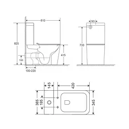 Унітаз підлоговий Qtap Tern Ultra Quiet безобідковий з сидінням Soft-Close QT17222175AUQ1W White, Білий - мініатюра 10