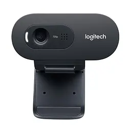 Веб-камера Logitech C270i IPTV HD Webcam з мікрофоном для ПК, ноутбуків та Android-пристроїв / 1280×720 / USB 2.0 / Чорний (960-001084)