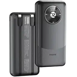 Батарея універсальна Remax 20000mAh, 22.5W, Black (RPP-38 / 45364)