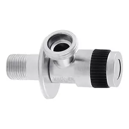 Кран приладовий Kroner KRP Edelstahl Klassisch - ESG102 1/2"х3/4" ЗЗ (CV022975) - мініатюра 1