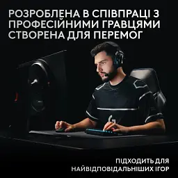 Клавіатура бездротова Logitech G PRO X 60 TKL GX Optical Tactile Black (920-011911) - мініатюра 4
