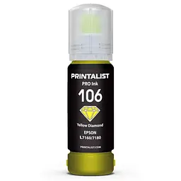 Чорнило Printalist Epson 106 L7160/7180 70г Yellow (PL106Y)