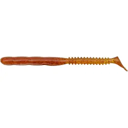 Силікон Reins Rockvibe Shad 4" 566 Motor Oil Red Flake (12 шт/уп)