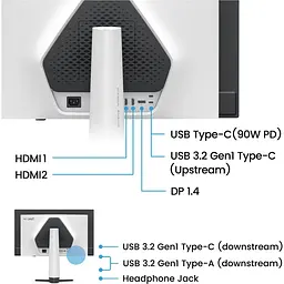 Монітор BenQ 27` Mobiuz EX271UZ (9H.LP2LA.TBE) - мініатюра 9