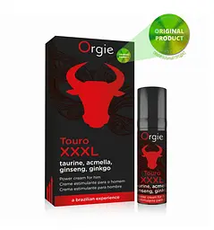 Крем для ерекції та об'єму Orgie TOURO XXXL, 15 мл, з таурином, гінкго білоба, для чоловіків