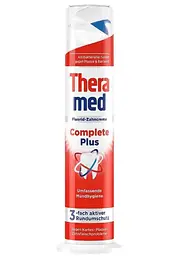 Зубна паста TheraMed Complete Plus з дозатором від нальоту 100 мл