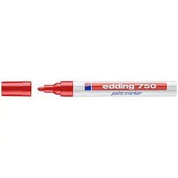 Маркер Edding Paint e-750 2-4 мм круглий червоний (e-750/02)