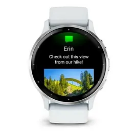 Смарт-годинник Garmin Venu 3 Silver Stainless Steel Bezel with Whitestone Case and Silicone Band (010-02784-00) - мініатюра 3