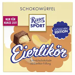 Шоколадні цукерки Ritter Sport Schokowürfel Eierlikör 176г - мініатюра 2
