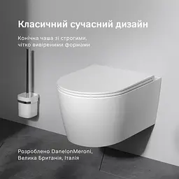 Унітаз підвісний AM.PM Func AquaSpin Rimless з сидінням Soft Close дюропласт white CFA1902SC - мініатюра 2