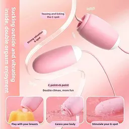 Подвійне віброяйце з язичком Laile Magic Box USB 20 режимів - мініатюра 6