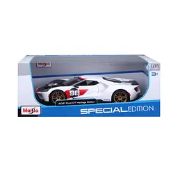 Ігрова автомодель Maisto 2021 Ford GT Heritage 1:18 (31390 white) - мініатюра 18