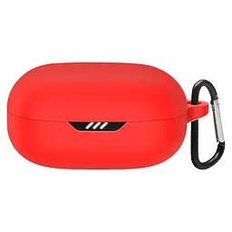 Силіконовий чохол для навушників JBL Wave Flex 2, Hang Case, червоний, ультратонкий захисний кейс товщиною 2 мм, захист від подряпин, пилу та ударів, компактний, з карабіном для кріплення, ArmorStandart (ARM83229)