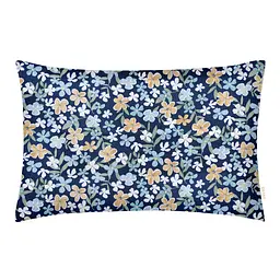 Дитяча постільна білизна в ліжечко BLUE FLOWERS, синій (FlowersMintBlue_Blots_140) - мініатюра 3