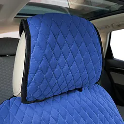 Накидки для передніх сидінь Torino Передні Сині 2 шт (Мікро Велюр Преміум) - мініатюра 2