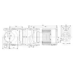 Циркуляційний насос Grundfos Magna1 50-180 F 280 (99221338) - мініатюра 2