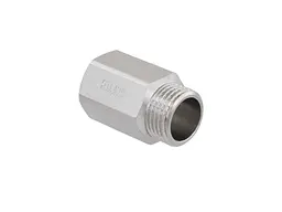 Подовжувач RAFTEC 1/2" 30 мм, ЗВ, DN 15, зовні під ключ, нікель, UDL0130 - мініатюра 2