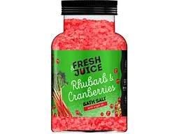 Сіль для ванн FRESH JUICE 700г пляшка Rhubarb &amp; Cranberries