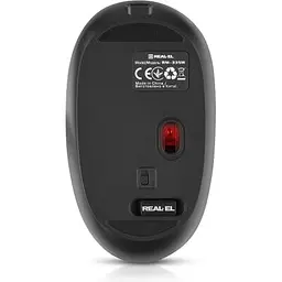 Комп'ютерна мишка Real-El RM-335W Wireless Black (EL123200055) - мініатюра 8