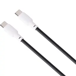 Кабель Gelius Full Silicon GP-UCN001CC Type-C to Type-C 1.2м 60W Black/White