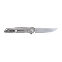 Ніж складаний туристичний Ruike M126-TZ, (9.1 см) steel 154СМ/TC4 (титан) сірий - мініатюра 4
