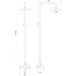 Душова система Globus Lux GLSV-0088 - мініатюра 5