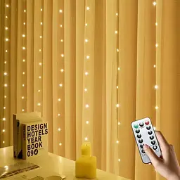 Гірлянда штора LED Star Sun Lamp великі краплі роси 3х2.5 метра 200 led з пультом
