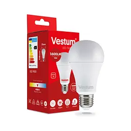 Лампочка Vestum A70 18W 4100K 220V E27 (1-VS-1111) - мініатюра 2