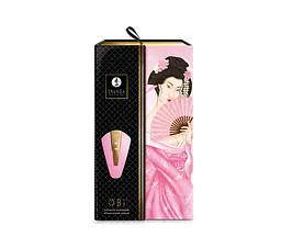 Кліторальний вібратор Shunga Obi Light Pink - мініатюра 8