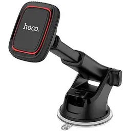 Холдер Hoco CA42 Cool Journey in-car dashboard holder with stretch rod Чорний Червоний