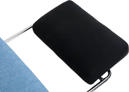 Геймерське крісло GT Racer чорне зі світло-синім (X-2324 Fabric Light Blue/Black Suede) - мініатюра 10