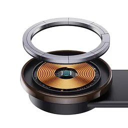 Магнітний MagSafe автотримач із зарядкою Baseus C02 Pro Magnetic Wireless Charging (C40156000111) - мініатюра 4