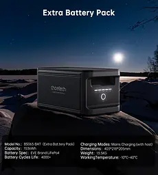 Батарея до зарядної станції Choetech BS065 1536Вт/г, LiFePo4 - мініатюра 4